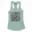 Odambukku Nalladhu Illa, Annubhavathula Sollaren (Black) Women's Racerback Tank in Solid Mint Color